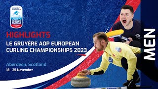 SCOTLAND v SWEDEN  Mens gold medal Highlights  Le Gruyère AOP European Curling Championships 2023 [upl. by Madelena]