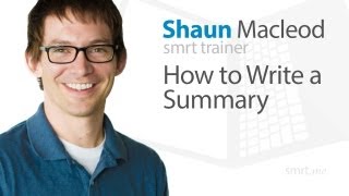 How to Write a Summary [upl. by Lewert503]