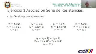 Clase Electrotecnia Asociación de Resistencias Serie y Paralelo [upl. by Ahsiela]