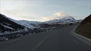 Tunnel du Puymorens  objazd tunelu przez Col de Puymorens Time Lapse [upl. by Rodi]