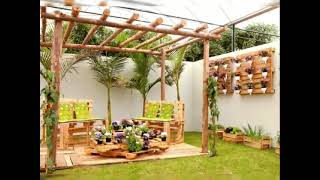 35 ideas de pergolas pequeñas de madera para decorar jardines y patios [upl. by Nibroc]