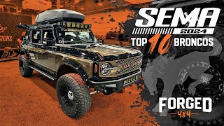 Top 10 Ford Broncos at SEMA SHOW 2024  Unbelievable Custom Builds You Can’t Miss [upl. by Novrej]