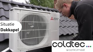 Airconditioning installatie dakkapel  Coldtec [upl. by Seema]