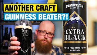 SCOTLANDS GUINNESS Campervan Brewery Extra Black Craft Beer Review [upl. by Llenrap]