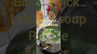 Lettuce soupEasy quick Lettuce soup recipeshorts [upl. by Mareld]