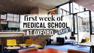 WEEK IN THE LIFE of a Medical Student at Oxford  first week of term vlog [upl. by Audy632]