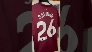 Man City away kit 2425 mancity bluemoon newkit savinho [upl. by Adlin]