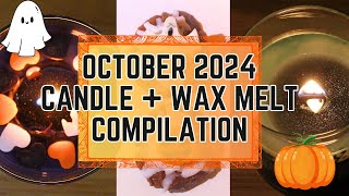 ✨October 2024 Candle and Wax Melt Compilation✨ [upl. by Kung824]