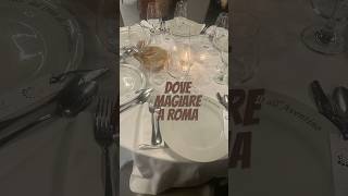 Dove mangiare a Roma cucinaromana [upl. by Fernanda757]