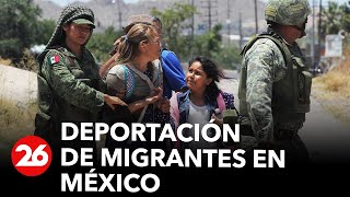 Deportación de migrantes en México [upl. by Rettuc850]