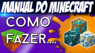 Como fazer os Blocos GLAZED TERRACOTTA  TERRACOTA ENVIDRAÇADA  Manual do Minecraft [upl. by Marr977]