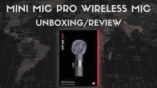 Is It Better Than Your Phone Mic Unboxing amp Testing The Mini Mic Pro 2024 [upl. by Tullusus51]