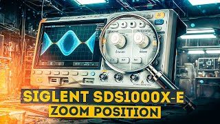 SIGLENT SDS1000X E Zoom Reference Position [upl. by Kimbell]