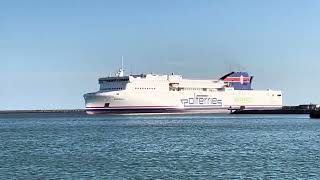 Varsovia 🇸🇪🇵🇱⛴️🌊4k polferries varsovia ystad świnoujście [upl. by Aniakudo]