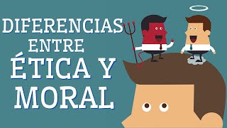 Ética y moral ¿Cuáles son sus DIFERENCIAS Con ejemplos🤔 [upl. by Nellek]