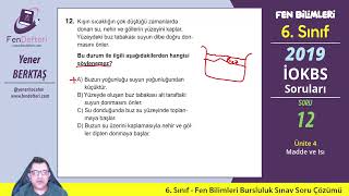 6 Sınıf Fen Bilimleri Dersi 2019 Yılı Bursluluk Sınav Soruları Çözümü [upl. by Odnam38]