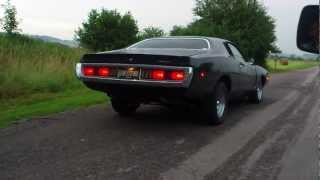 dodge charger 1972 400ci burnout [upl. by Waylin]