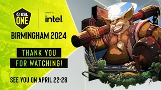 ESL One Birmingham 2024  WEU Closed Qualifiers  C Stream [upl. by Eico]