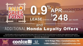 🔥 The Ultimate Fall Sales Event is on at Conicelli Honda 🚗 Dont Miss Out 🍁 [upl. by Yauq]