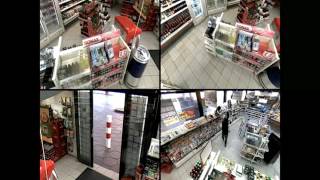 20062016 Polizei fahndet mit Video nach Tankstellenräuber in Rostock [upl. by Nnayllas901]