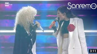 Chimica  Ditonellapiaga e Donatella Rettore  Sanremo 2022 [upl. by Hochman]