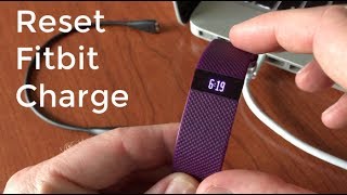 How to Reset Fitbit Charge and Charge hr [upl. by Kina]