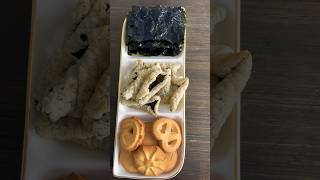 ✨Seaweed ASMR platter filling❤️asmrsatisfyingseaweedsnacksshortscookies [upl. by Pallaton315]