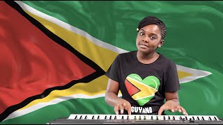 National Anthem of Guyana  Dear Land of Guyana of Rivers and Plains Played by Elsie Honny [upl. by Walli]