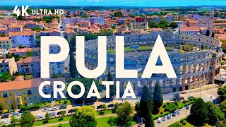 Discover Pula Istria in 4K  Majestic Drone and Ground Footage Croatia touristic place top [upl. by Reta]