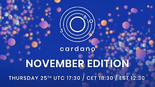 Cardano360  November 2021 [upl. by Fadiman]