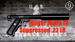 Ruger Mark IV Tactical Suppressed 22LR Review Hitmans Krugermeier 22 pistol [upl. by Aymik]