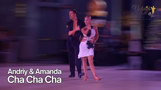 Andriy amp Amanda Besyedin  ChaChaCha latin dance  Yuletide Ball 2023 [upl. by Garate]