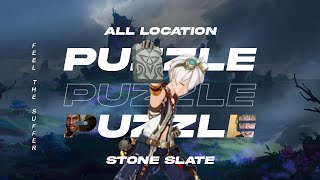 7 Location Stone Slate Tsurumi Island World Quest and Achievements  Ishine Script  Genshin Impact [upl. by Gariepy288]