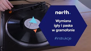 🛠️ Wymiana igły i paska napędowego w gramofonie  Northpl [upl. by Selwyn387]