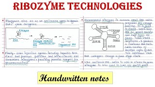 Ribozyme Technologies [upl. by Elyl]