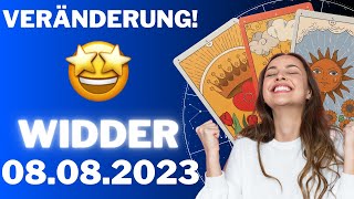 Widder ♈️ 😱EINE GROSSE WELLE VON VERÄNDERUNGEN NAHT ⭐️ Horoskop  08August 2023 widder tarot [upl. by Louie]