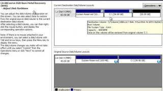 Arcserve D2D r165 How to Perform Bare Metal Recovery [upl. by Zenia62]