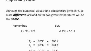 Heat Capacity and Specific Heat  Chemistry Tutorial [upl. by Ramled]