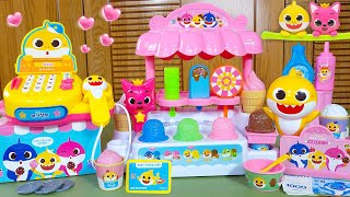 Satisfying with Unboxing Cute Shark Ice Cream Store Cash Register Toys Review Compilation ASMR [upl. by Zorine723]