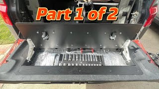 Honda Element Tailgate Storage Mod Part 1 of 2 🔥🔥 [upl. by Ofelia920]