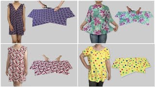 🌸4 Most Beautiful and Easy To Sew Dress Designs For Beginner [upl. by Toddy]