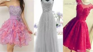 IDEAS DE VESTIDOS PARA GRADUACION DE SECUNDARIA MODA Y BELLEZA💄💅👗 [upl. by Ahsenyl86]