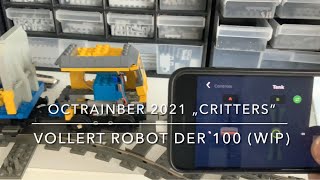 LEGO Vollert Robot DER 100 – work in progress – Octrainber 2021 „Critters“ [upl. by Attenweiler]