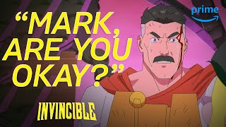 Omni Man and Invincible vs The Viltrumites  Invincible  Prime Video [upl. by Vale]