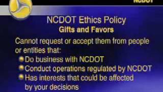 NCDOT Ethics Policy [upl. by Billat]