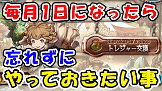 【グラブル】毎月1日になったら忘れずにやっておきたいこと 改正版（グランブルーファンタジー） [upl. by Stephani107]