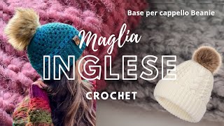 Base cappello uncinetto colletti polsini in quotfinta maglia inglesequot [upl. by Roosevelt]