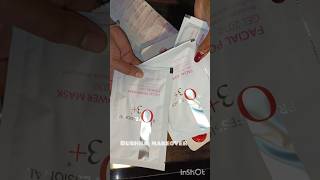 unpacking O3 bridal facial kit  one time use kit  Facial kit shorts trending shortfeed [upl. by Novick]