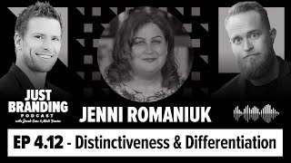 Distinctiveness Differentiation amp Brand Growth with Jenni Romaniuk  JUST Branding Podcast S04EP12 [upl. by Hamilah37]