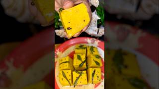 Soft and Spongy Dhokla Recipe😍 ytshort short viralvideos food cookingshorts [upl. by Caravette851]